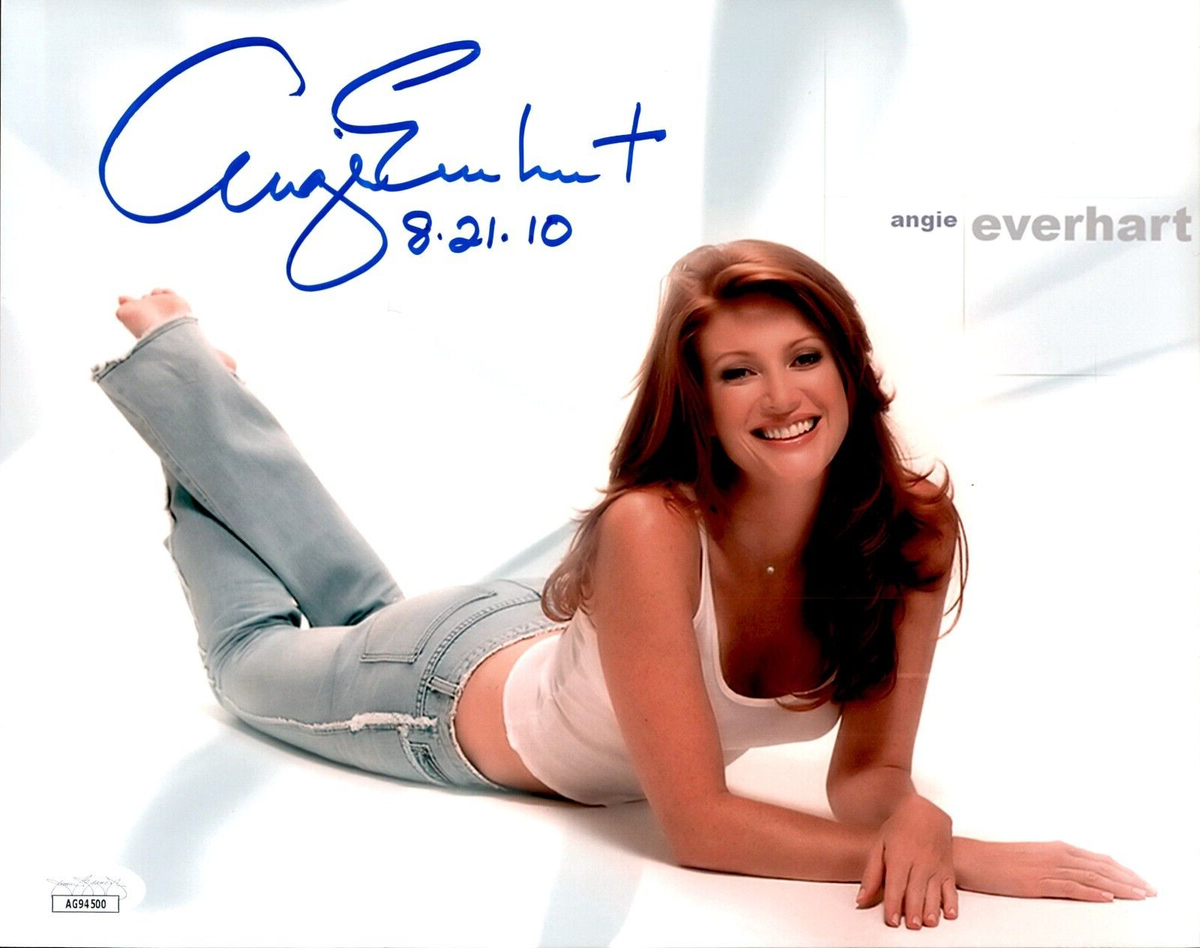 Angie Everhart Signed Posed 8x10 Photo JSA COA | eBay