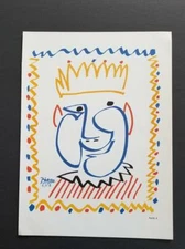 Pablo Picasso, Carnaval The King 1951 Vintage Poster Offset Lithograph 1964 