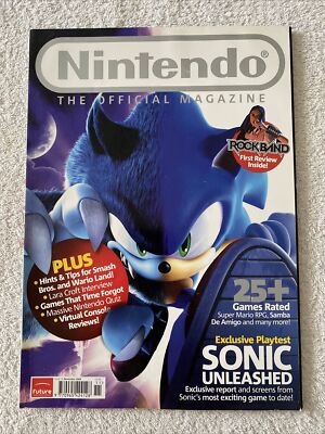 Issue 35 The Official Nintendo Magazine November 2008 Sonic Unleashed Playtest