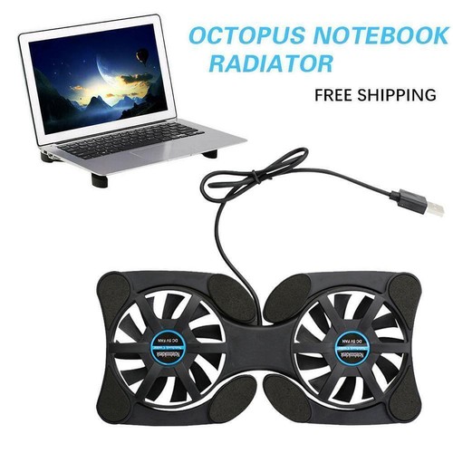 For 14.1 PC Peripheral Accessories Portable Folding Cooling Y1K4 Radiator T7R1 - Afbeelding 2 van 7