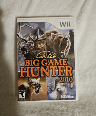 Wii Game Cabelas Big Game Hunter Pro Used