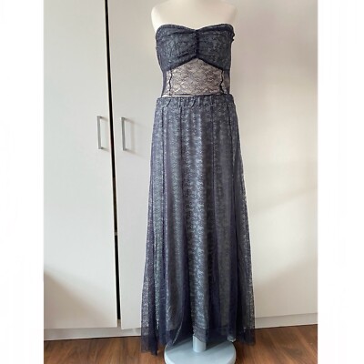Neu Free People Shape Of You Set Spitzen Maxirock und Bandeau Style Top Größe L
