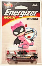 Hot Wheels Custom "Energizer Bunny  Batman" Batmobile' w/ Real Riders 1 of 1