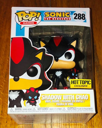 New Funko Pop Games 288 Shadow with Chaos Sonic The Hedgehog Hot Topic Exclusive