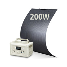 ALLPOWERS 600W 299wh Solar Generator with 2X1...
