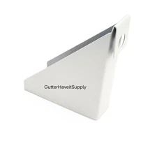 Package of 1 - 5 inch Steep Gutter Wedge White