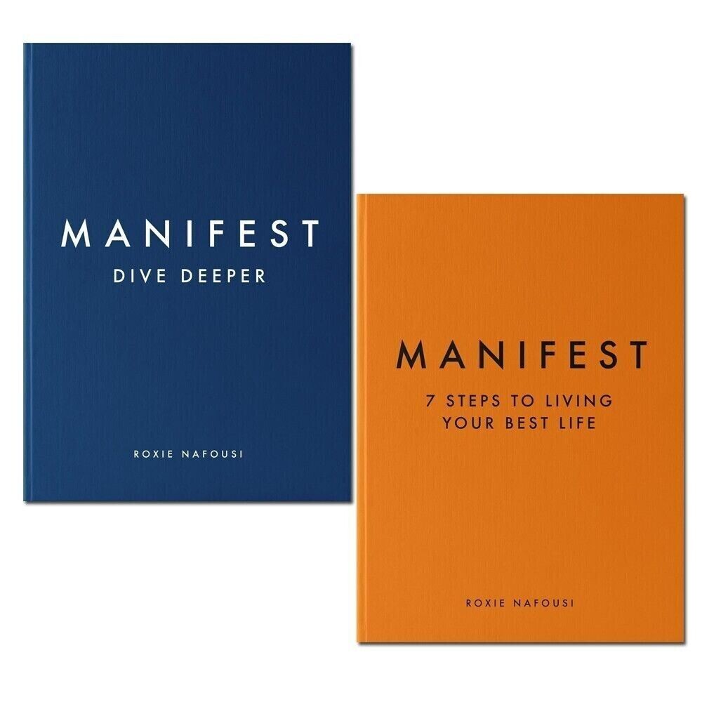 Manifest Collection 2 Books Set by Roxie Nafousi Dive Deeper, 7 Steps To Living