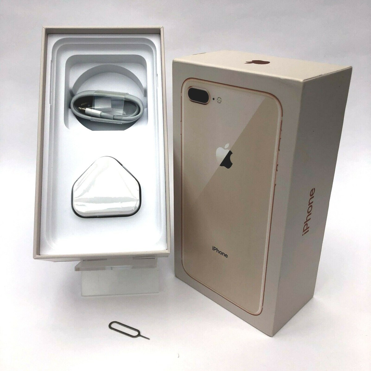 Apple iPhone 8 シルバー 本体 箱付き Original iPhone 8 Plus box only with Accessories 64GB 256GB