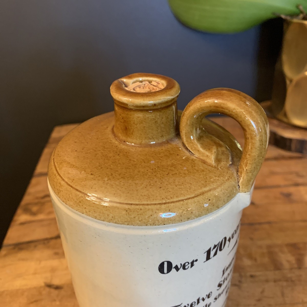 Usquaebach Blended Scotch Whisky Stoneware Jug 12 Stone Flagons