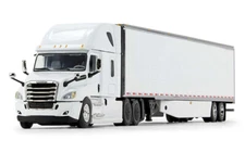1/64 DCP FREIGHTLINER CASCADIA HIGH ROOF SLEEPER W/ 53' UTILITY REEFER TRAILER