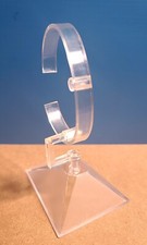 18 Pack Display Clear Holder Stand Fashion Show Case For Wrist Watch