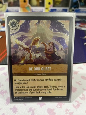 【残り1点】foil BE OUR GUEST 25/204 JA-1 Disney Lorcana TCG Be Our Guest COLD FOIL 25/204 NM | eBay