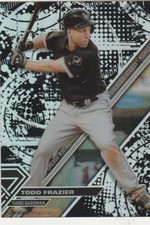 2017 TOPPS HIGH TEK TODD FRAZIER 3B YANKEES #HT-TF BLACKOUT PARALLEL SP HOT!