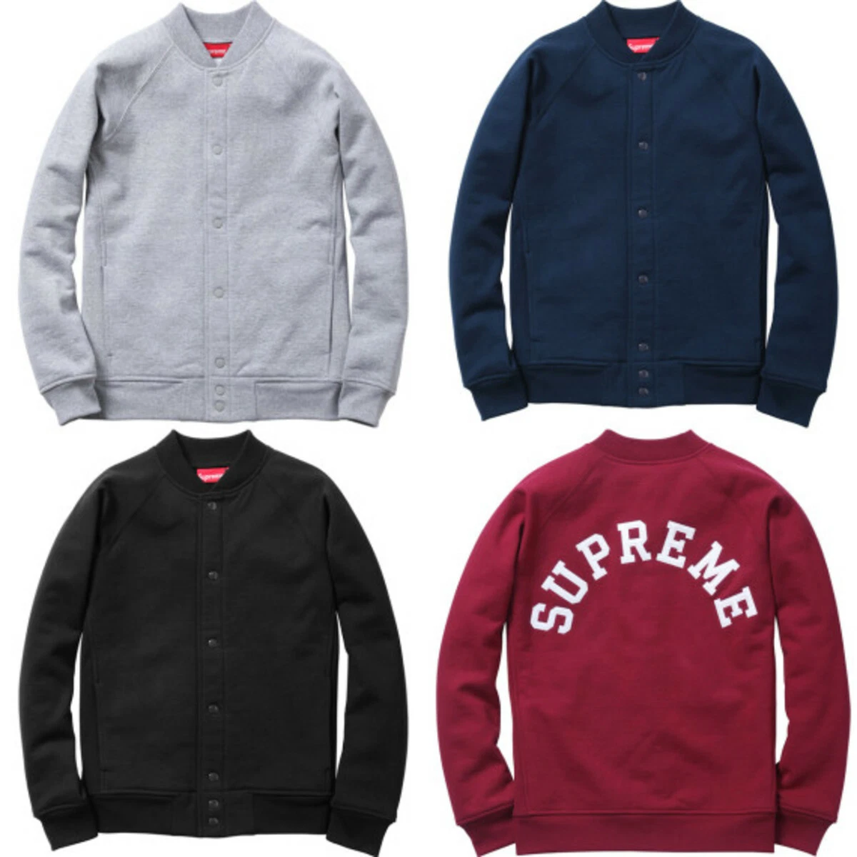 Veste logo arc avant Supreme Snap marine M F/W 13