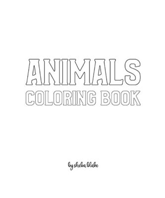 Animals with Scissor Skills Coloring Book for Children - Create Your Own Doodle 