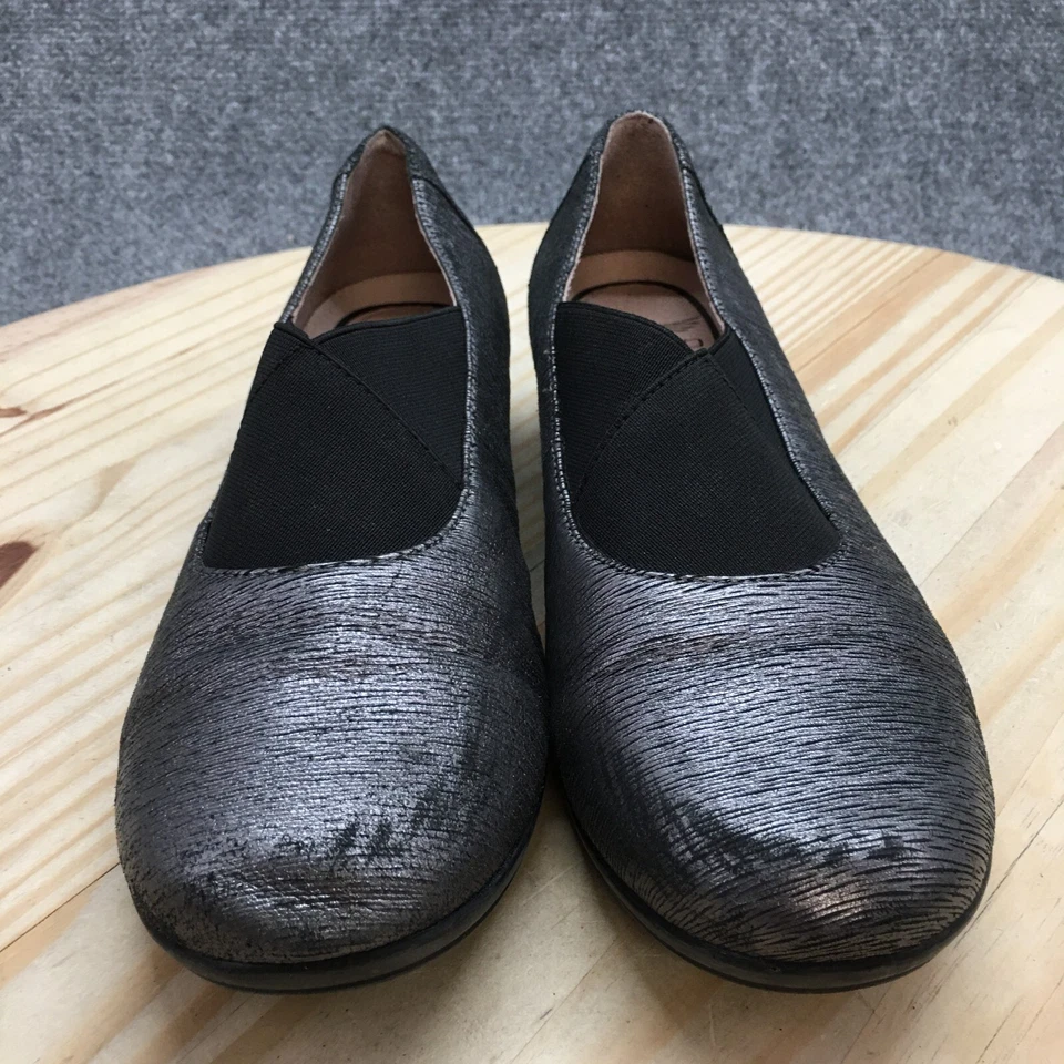 Zapatos Dansko para mujer 39 Ann mocasines planos sin cordones 6702970297 cuero gris estaño Foto 4 de 4