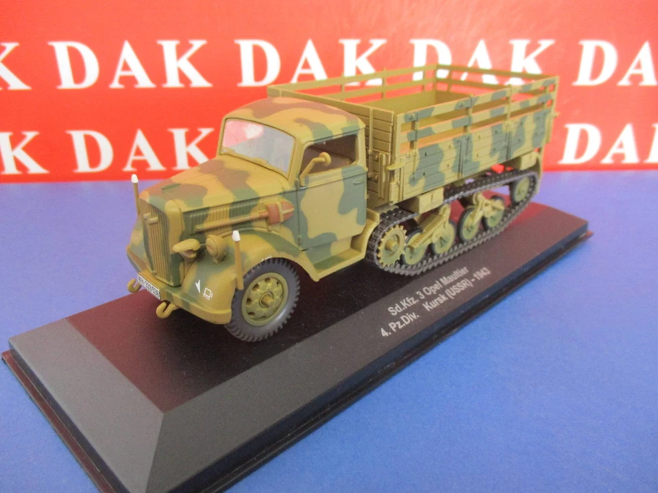Die cast 1/43 Modellino Camion Opel Maultier Sd.Kfz.3 - 4 Pz. Div. Kursk 1943 - Immagine 2 di 4