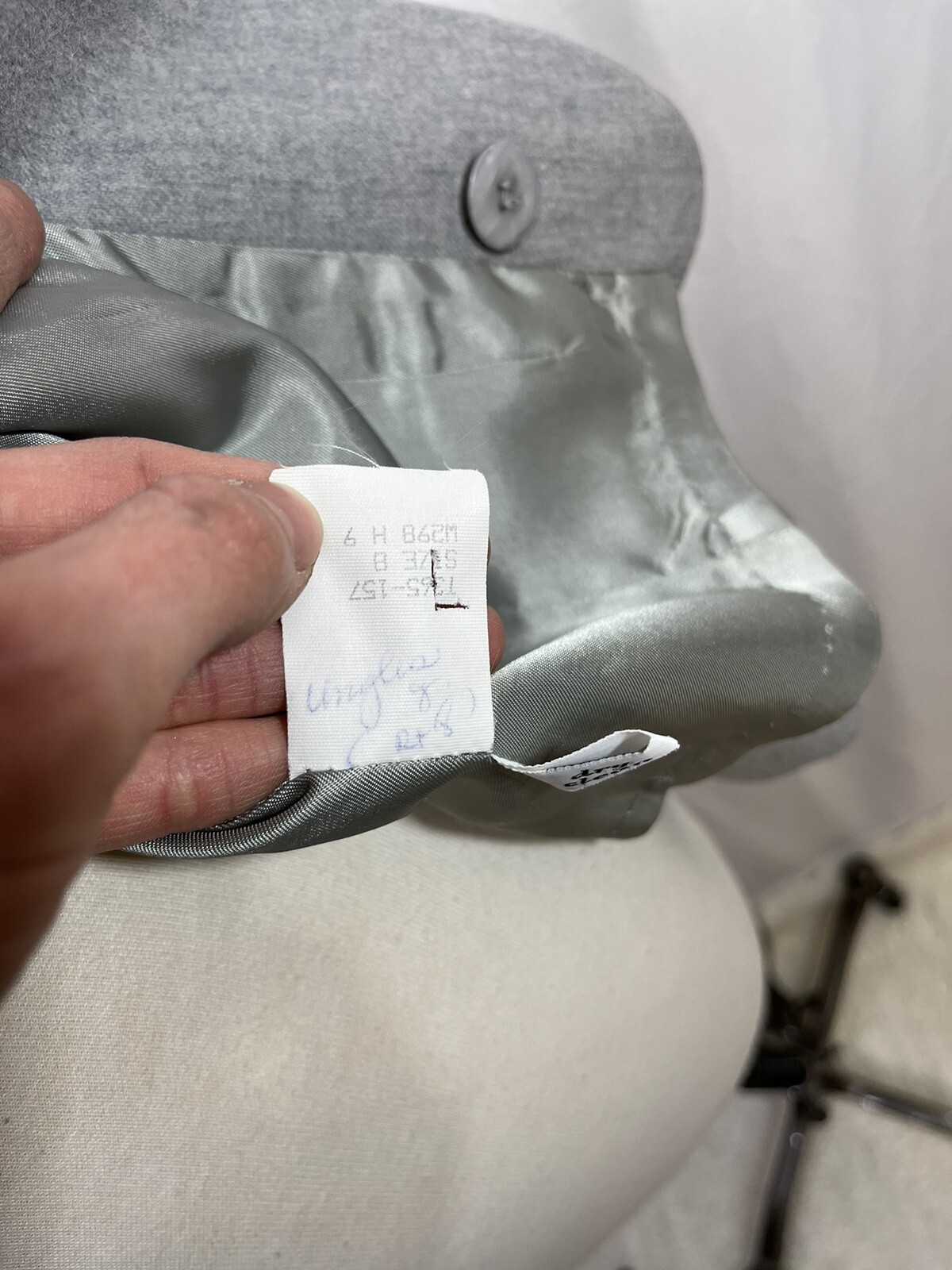 Pendleton Virgin Wool Light Gray Blazer Womens Si… - image 20