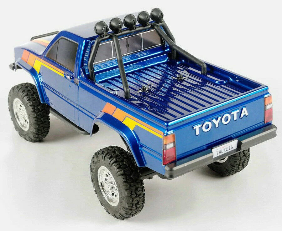 Thunder Tiger TOYOTA Hilux 1/12 PICK-UP Truck RTR Blue Black Red U.S Regulations - Image 3 of 4
