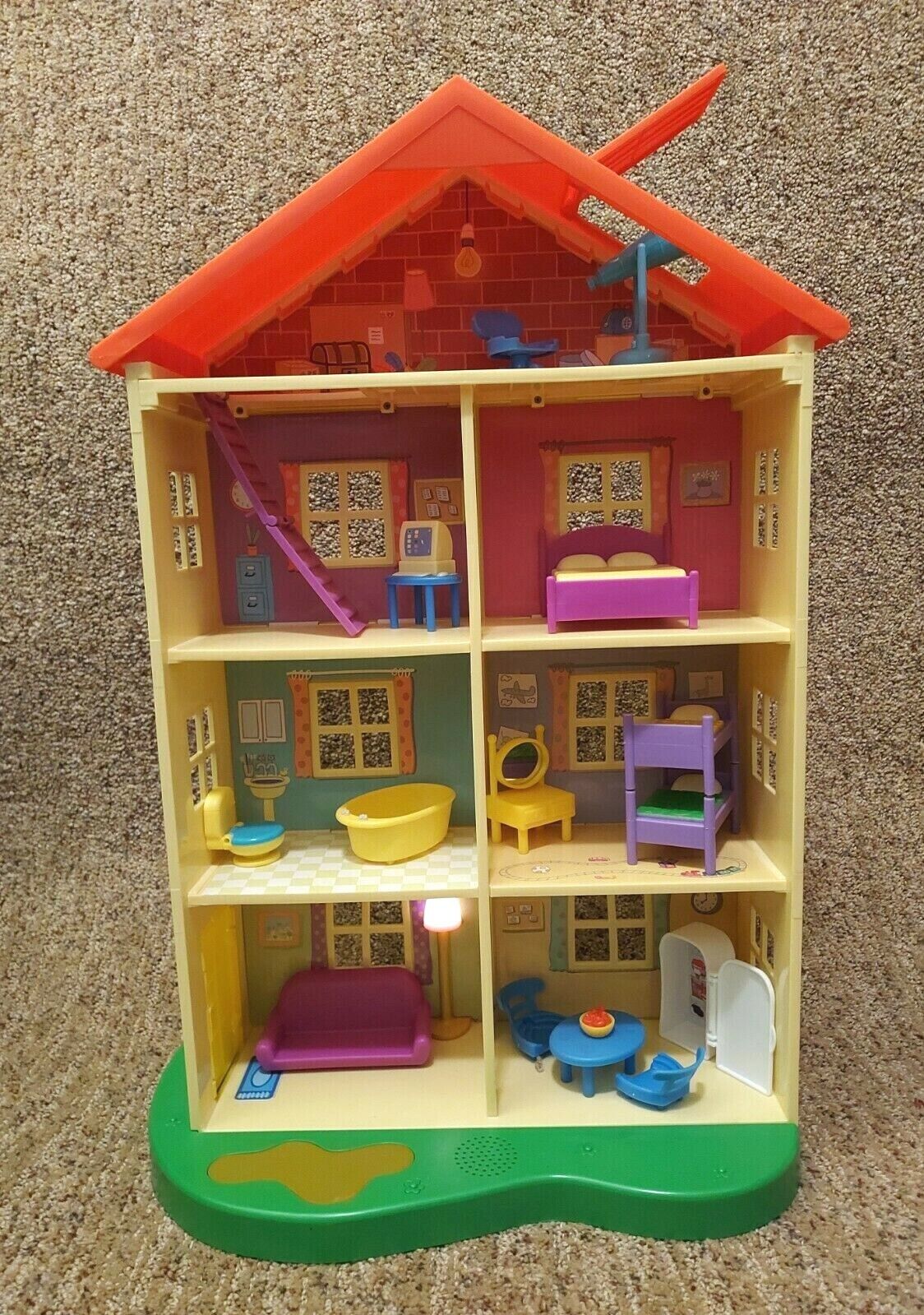 Peppa Pig Family Home Feature Playset w/ Lights, Sounds, & Accessories 