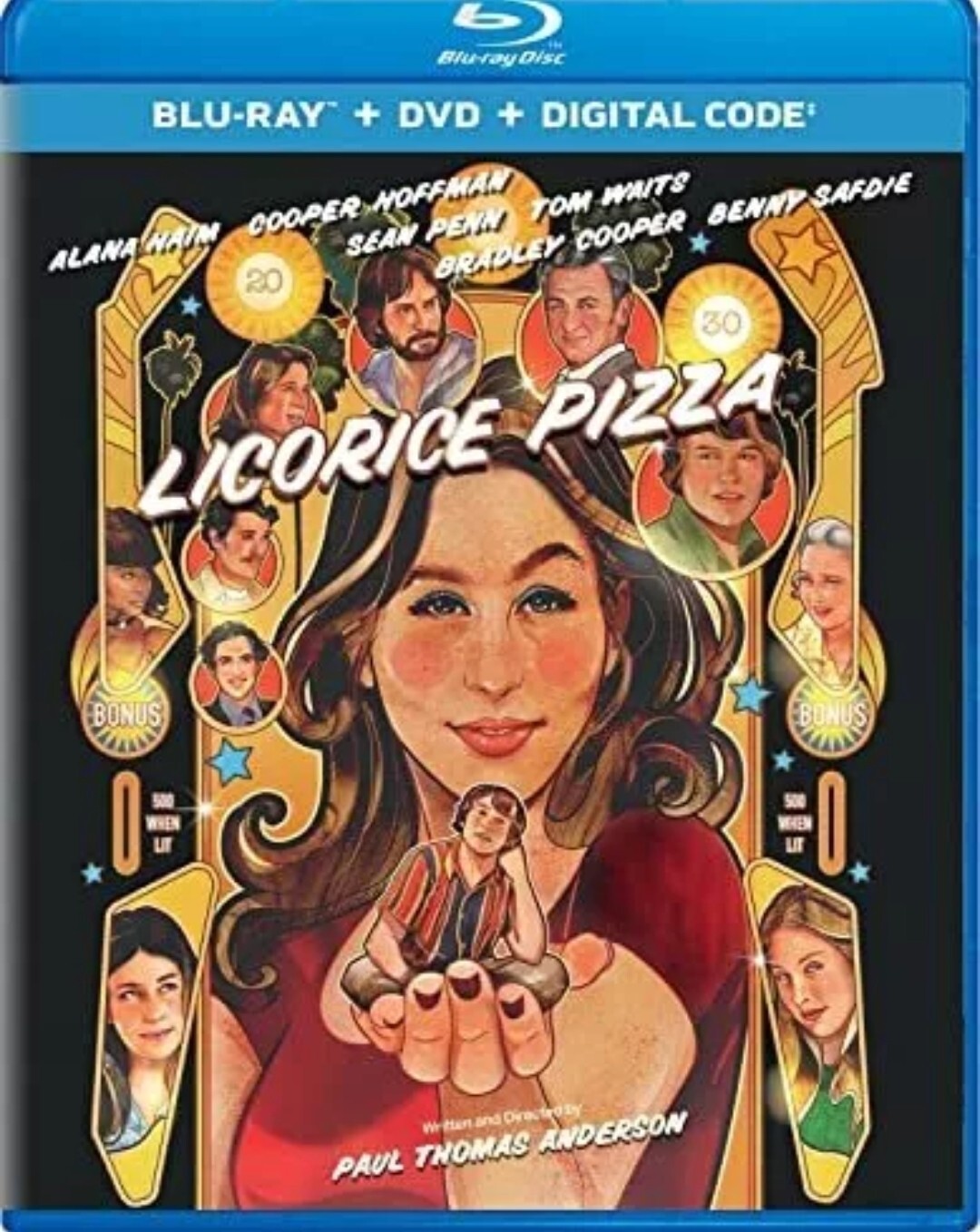 Licorice Pizza - Blu-ray + DVD + Digital. REGION 1, US IMPORT