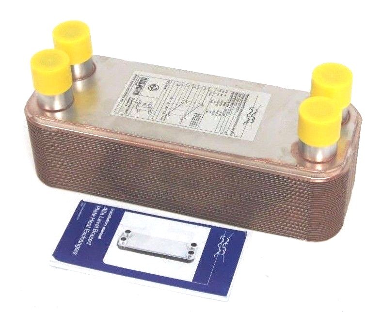 NEW ALFA LAVAL CB27-34H HEAT EXCHANGER, 32870 0097 8 NEW ALFA LAVAL CB27-34H HEAT EXCHANGER, 32870 0097 8