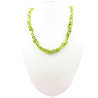 Steine Und MinéRaux. Halskette Perlen Peridot Aus Myanmar (Birma) Kette IN Crea