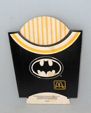 McDonald  s Batman Returns CATWOMAN French Fry Container Carton Promotional 1992