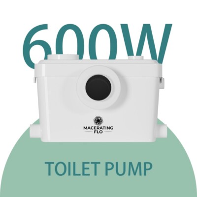 Macerating Flo pro 600W Macerating Toilet System Macerating Upflush Toilet Pump
