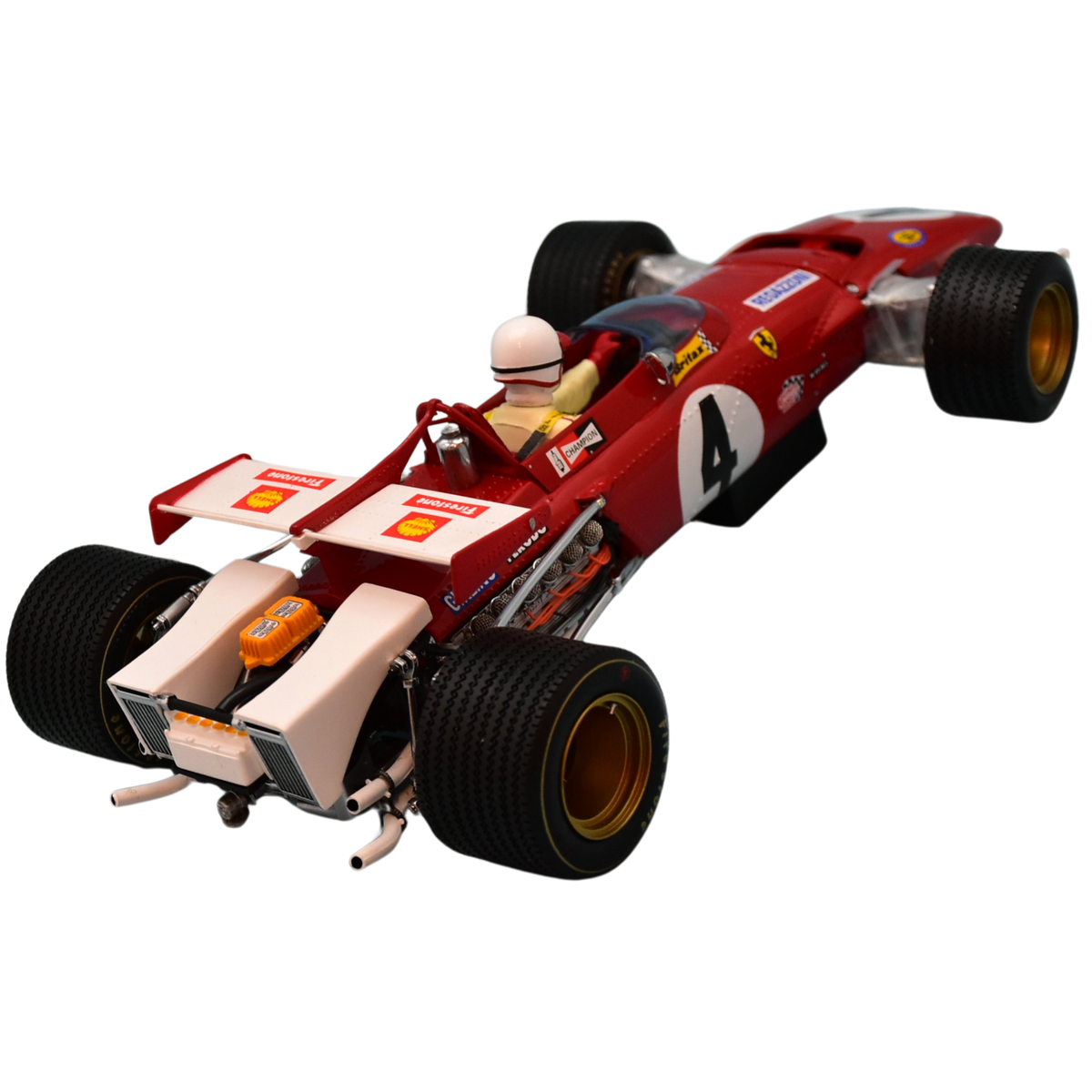 Exoto 1/18 Ferrari 312B #4 British GP Clay Regazzoni 1970 Exoto 1/18 Ferrari 312B #4 British GP Clay Regazzoni 1970
