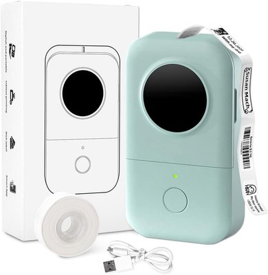 Phomemo D30 Label Printer Bluetooth Wireless Mini Pocket Smartphone Green NEW