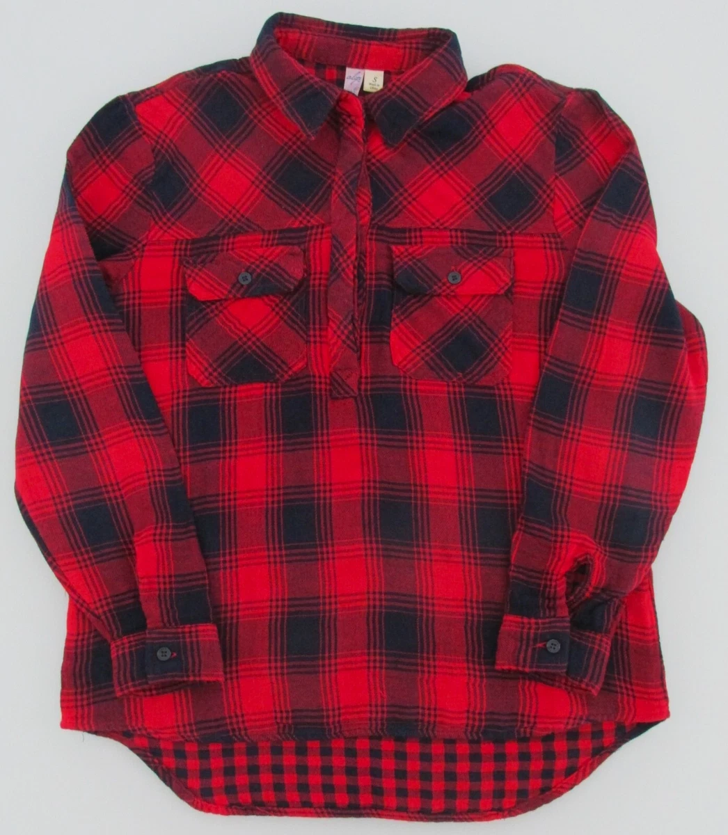 Alya Women s Double Sided Flannel Shirt Size Small Junior