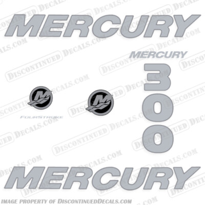 Chrome Decals Fit Mercury VERADO Outboard - Foto 2