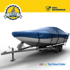 Seal Skin Heavy Duty V-hull Cuddy Boat Cover, UV Resistant & Waterproof