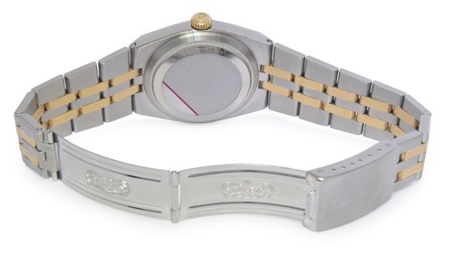 Rolex Datejust Oysterquartz 18k Yellow Gold/Steel Champagne 36mm Watch R 17013 - Bild 8 von 10