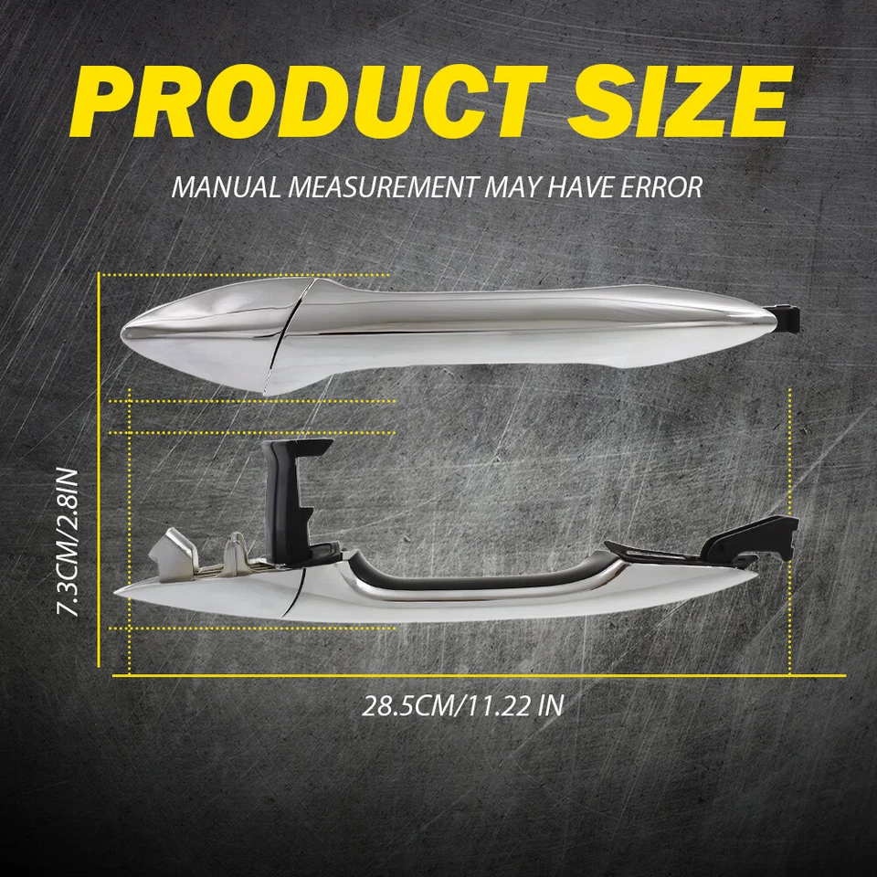 Manija de puerta exterior trasera lado izquierdo del conductor para Hyundai Elantra 2011-2016 Foto 4 de 4
