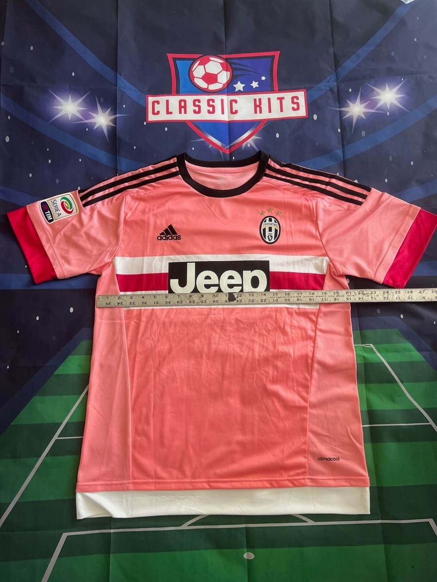 15-16ユベントス POGBA 10 ユニフォーム M adidas ユベントス 15-16 3rd 半袖レプリカユニフォーム 10