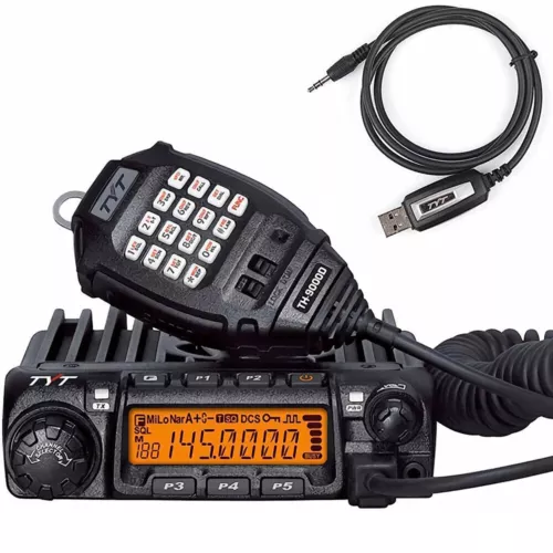 TYT TH-9000D VHF 144-148MHz 60W Fahrzeug Mobilfunkgerät mit Programmierkabel - Bild 1 von 11