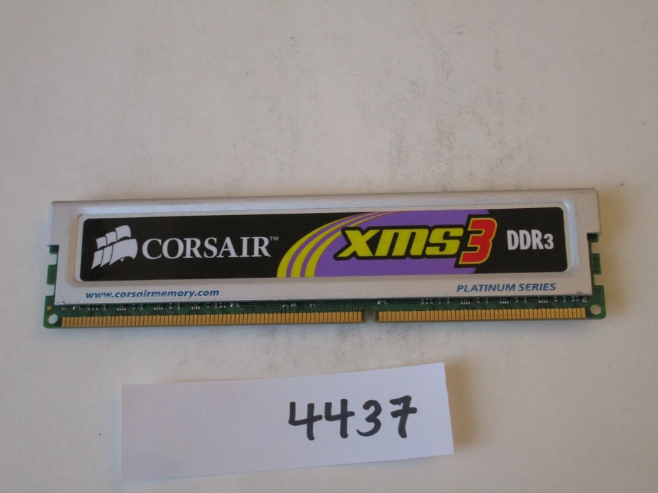 Corsair TR3X6G1333C9 2Gb PC3-10600 1333Mhz DDR3 Desktop Memory RAM (4437) - Image 2 of 2