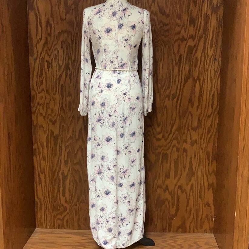 chinese dress ladies Plunging Ditsy Floral Maxi Dress main image 0