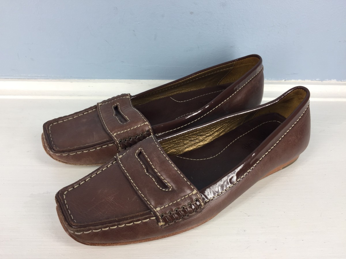 EUC Cole Haan Loafers, Brown Cole Haan Shoes Mens 10.5 Brown Leather Slip | Mercari main image 3
