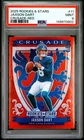 2025 PANINI ROOKIES & STARS CRUSADE RED #11 JAXSON DART ROOKIE RC 34/99 PSA 9
