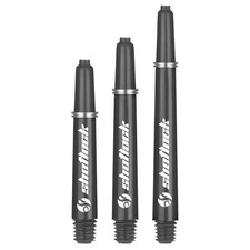 Shot Lock Dart Shafts - Black - Short