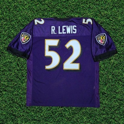 $300 Ray Lewis- Throwback Mitchell Ness Football Jersey- Baltimore