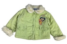 Vintage Disney Corduroy Lined Jacket Size 12 Months Winnie The Pooh Embroidery