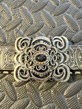 Vintage Metal Plate Stretch Western Style Belt 80  s/90  s Excellent Condition