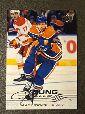 Upper Deck Young Guns Isaac Howard Edmonton Oilers NHL Card #469
