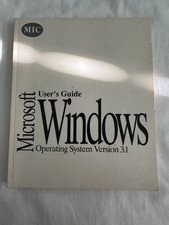 Vintage Microsoft Windows Operating System Version 3.1 User  s Guide