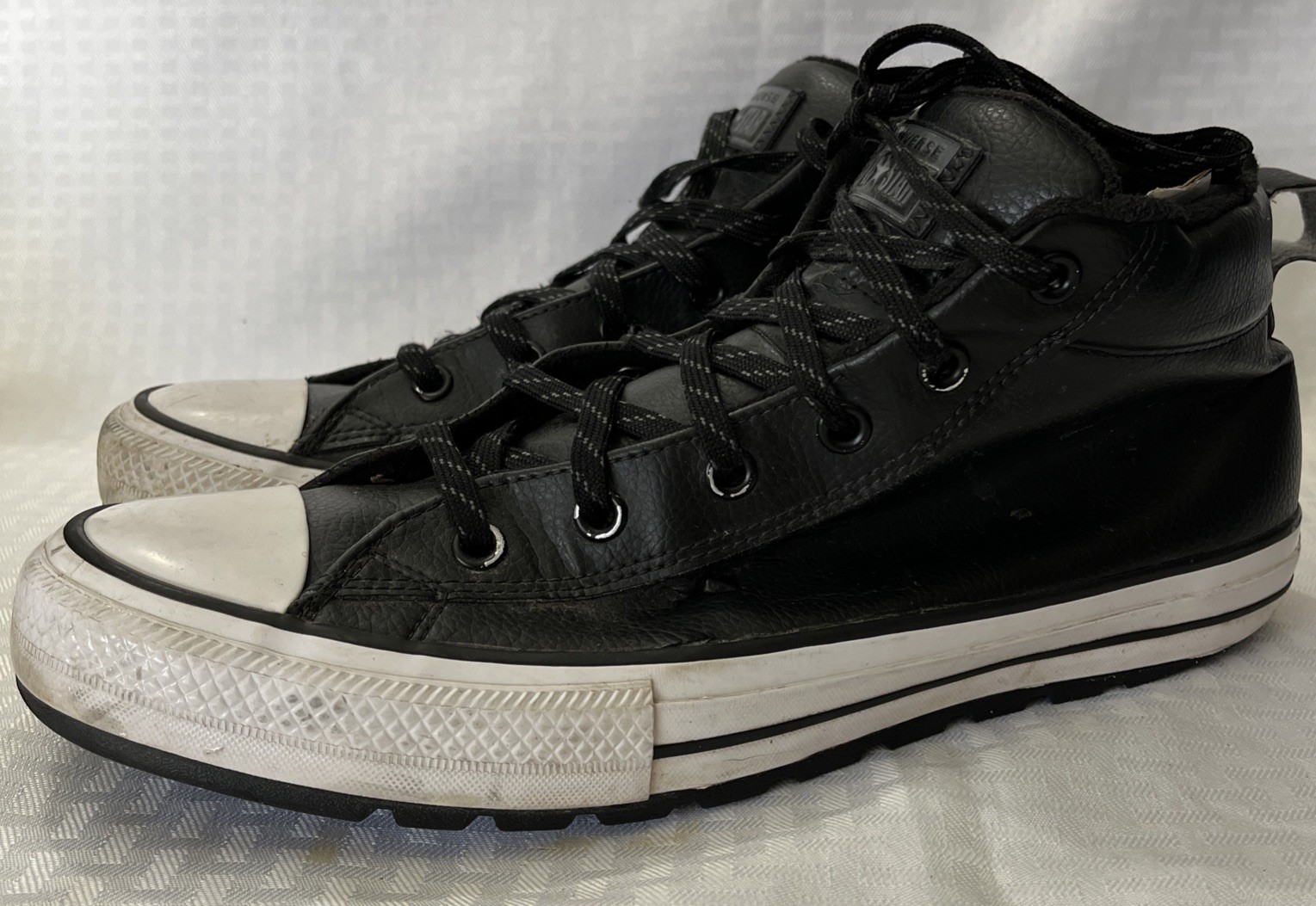 Converse Chuck Taylor Black All Star Street Lugged Mens 11.5 Sneakers Shoes