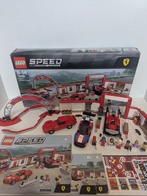 Lego 75889 Ferrari Garage Ferrari 250 GTO Ferrari 488 GT KOMPLETT Speed Champion